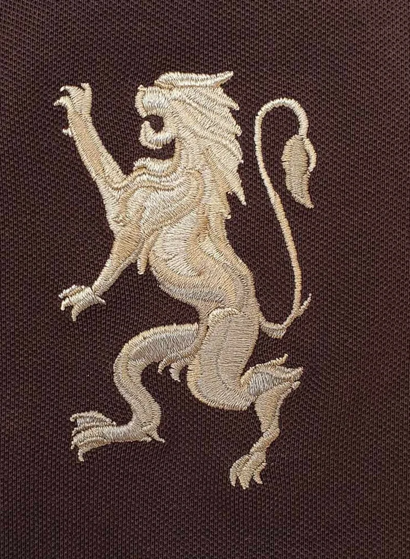 GIORDANO  Kids’ Slim Fit Lion Embroidered Cotton Polo  | Best Price UAE